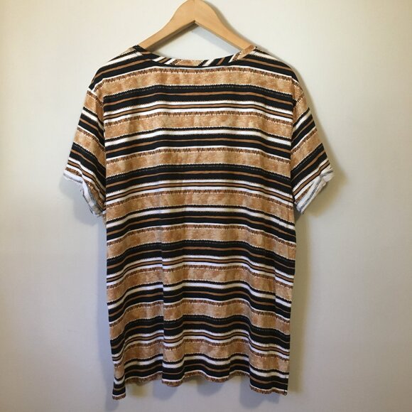 Love & Legend Horizontal Striped Boyfriend Fit Tee - Picture 2 of 15